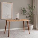 Masa Dining Cozy Natural, Stejar, 60x73x110 cm
