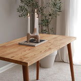 Masa Dining Cozy Natural, Stejar, 60x73x110 cm