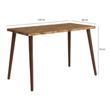 Masa Dining Cozy Natural, Stejar, 60x73x110 cm
