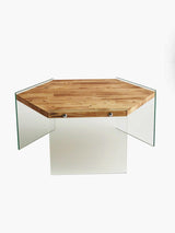 Masuta de cafea Hexagon S304, Stejar, 70x35x80 cm