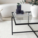 Masuta de cafea Sun S409, Negru, 85x35x85 cm