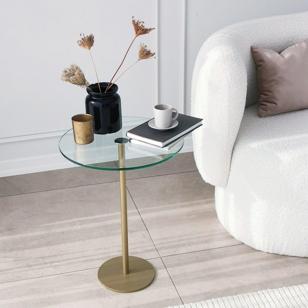 Măsuță de cafea Social, Diverse culori, 40x40x50 cm - Auriu | SKU: 552NOS1433 | Măsuță de cafea Social, 40x40x50 cm, varianta Auriu, produs pentru amenajarea locuinței, disponibil online în România la CasaMob