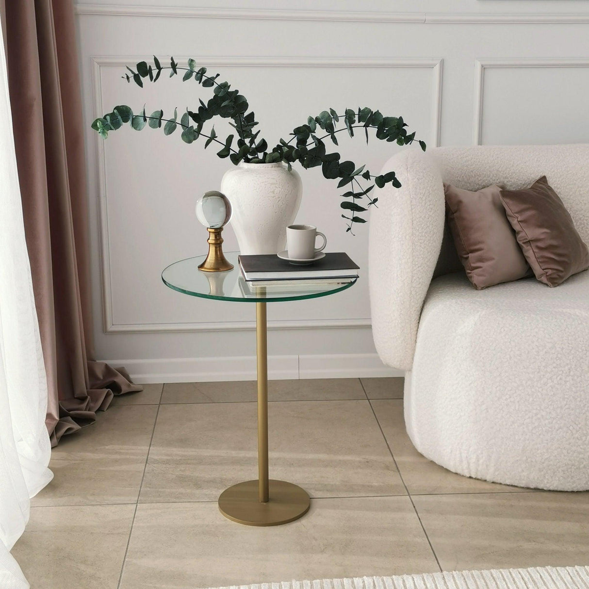 Măsuță de cafea Social, Diverse culori, 40x40x50 cm - Auriu | SKU: 552NOS1433 | Măsuță de cafea Social, 40x40x50 cm, varianta Auriu, produs pentru amenajarea locuinței, disponibil online în România la CasaMob