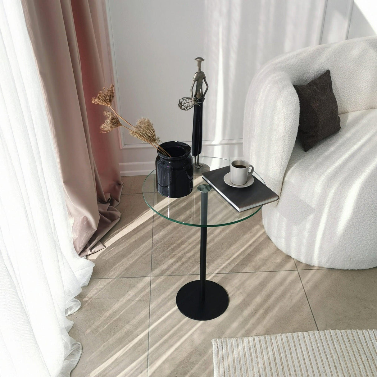 Măsuță de cafea Social, Diverse culori, 40x40x50 cm - Negru | SKU: 552NOS1434 | Măsuță de cafea Social, 40x40x50 cm, varianta Negru, produs pentru amenajarea locuinței, disponibil online în România la CasaMob
