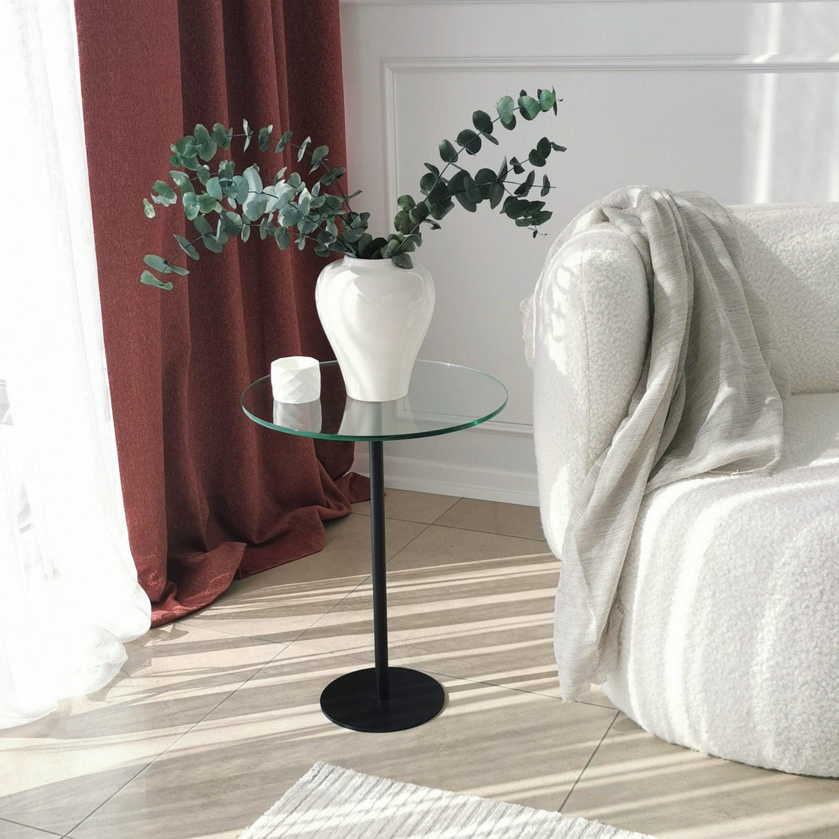 Măsuță de cafea Social, Diverse culori, 40x40x50 cm - Negru | SKU: 552NOS1434 | Măsuță de cafea Social, 40x40x50 cm, varianta Negru, produs pentru amenajarea locuinței, disponibil online în România la CasaMob