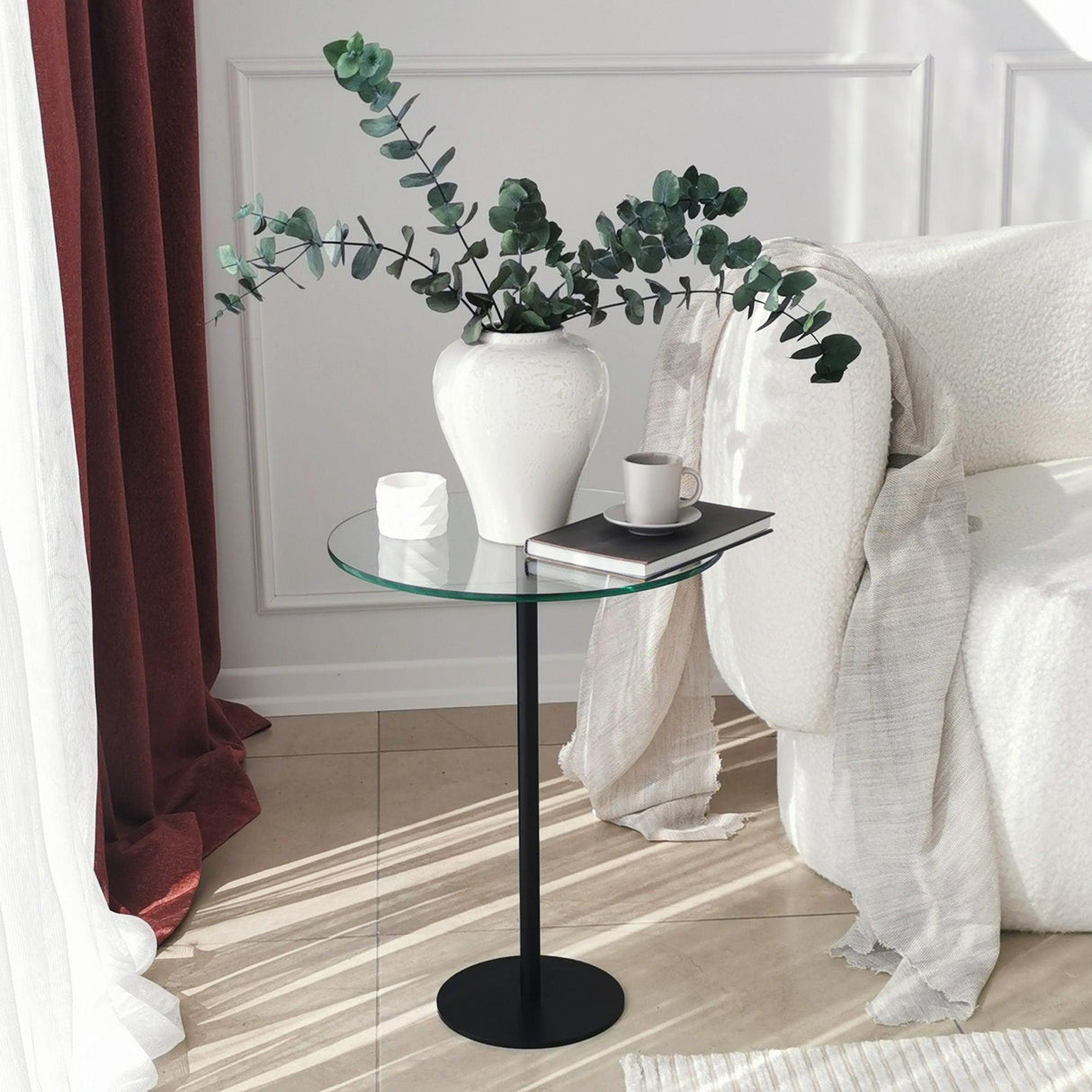 Măsuță de cafea Social, Diverse culori, 40x40x50 cm - Negru | SKU: 552NOS1434 | Măsuță de cafea Social, 40x40x50 cm, varianta Negru, produs pentru amenajarea locuinței, disponibil online în România la CasaMob
