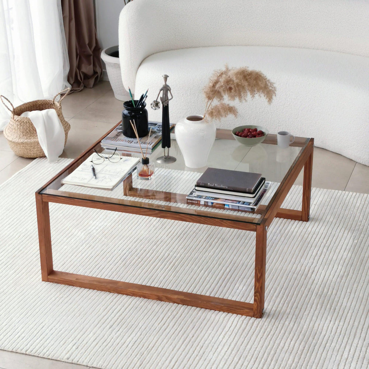 Măsuță de cafea Via, Diverse culori, Diverse dimensiuni - Lemn - 90x90x40 cm | SKU: 552NOS1441 | Măsuță de cafea Via, varianta Lemn - 90x90x40 cm, produs pentru amenajarea locuinței, disponibil online în România la CasaMob