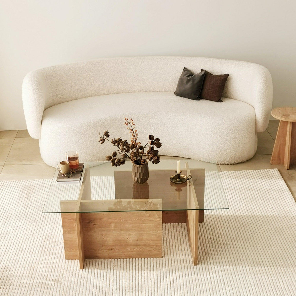 Măsuță de cafea Escape, Diverse culori, Diverse dimensiuni - Stejar safir - 105x65x40 cm | SKU: 552NOS2271 | Măsuță de cafea Escape, varianta Stejar safir - 105x65x40 cm, produs pentru amenajarea locuinței, disponibil online în România la CasaMob
