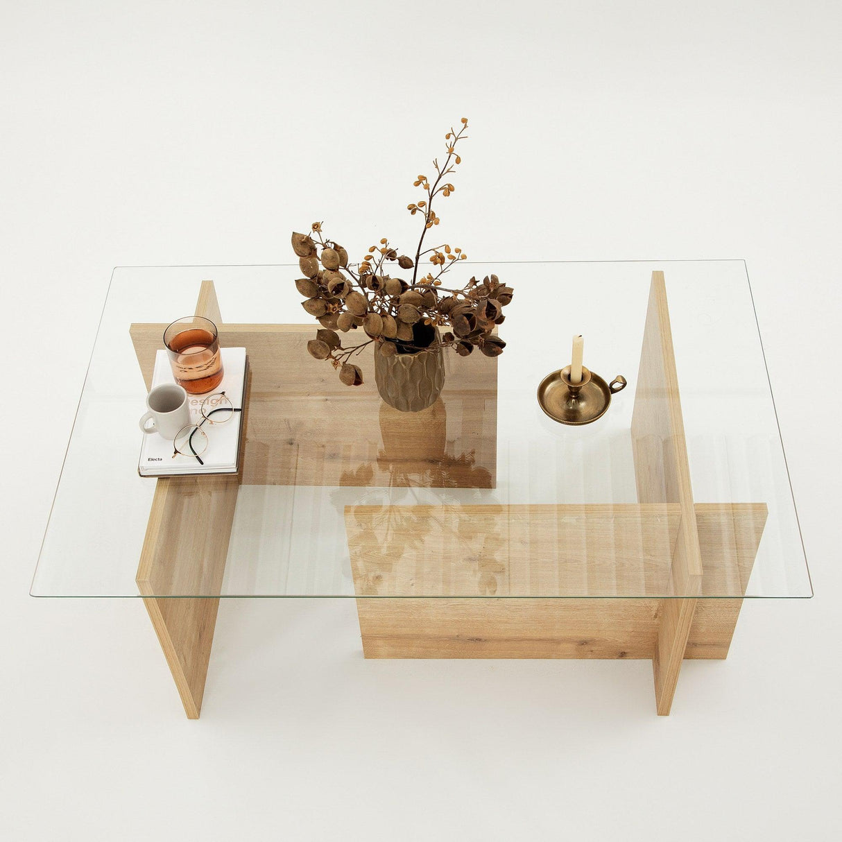 Măsuță de cafea Escape, Diverse culori, Diverse dimensiuni - Stejar safir - 105x65x40 cm | SKU: 552NOS2271 | Măsuță de cafea Escape, varianta Stejar safir - 105x65x40 cm, produs pentru amenajarea locuinței, disponibil online în România la CasaMob