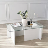 Măsuță de cafea Escape, Diverse culori, Diverse dimensiuni - Alb - 105x65x40 cm | SKU: 552NOS1442 | Măsuță de cafea Escape, varianta Alb - 105x65x40 cm, produs pentru amenajarea locuinței, disponibil online în România la CasaMob