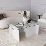 Măsuță de cafea Escape, Diverse culori, Diverse dimensiuni - Alb - 105x65x40 cm | SKU: 552NOS1442 | Măsuță de cafea Escape, varianta Alb - 105x65x40 cm, produs pentru amenajarea locuinței, disponibil online în România la CasaMob