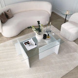 Măsuță de cafea Escape, Diverse culori, Diverse dimensiuni - Alb - 105x65x40 cm | SKU: 552NOS1442 | Măsuță de cafea Escape, varianta Alb - 105x65x40 cm, produs pentru amenajarea locuinței, disponibil online în România la CasaMob