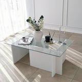 Măsuță de cafea Escape, Diverse culori, Diverse dimensiuni - Alb - 105x65x40 cm | SKU: 552NOS1442 | Măsuță de cafea Escape, varianta Alb - 105x65x40 cm, produs pentru amenajarea locuinței, disponibil online în România la CasaMob