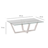 Măsuță de cafea Amalfi, Diverse culori, Diverse configurații, Diverse dimensiuni - Alb - 105x65x35 cm - Standard | SKU: 552NOS1453 | Măsuță de cafea Amalfi, varianta Alb - 105x65x35 cm - Standard, produs pentru amenajarea locuinței, disponibil online în România la CasaMob