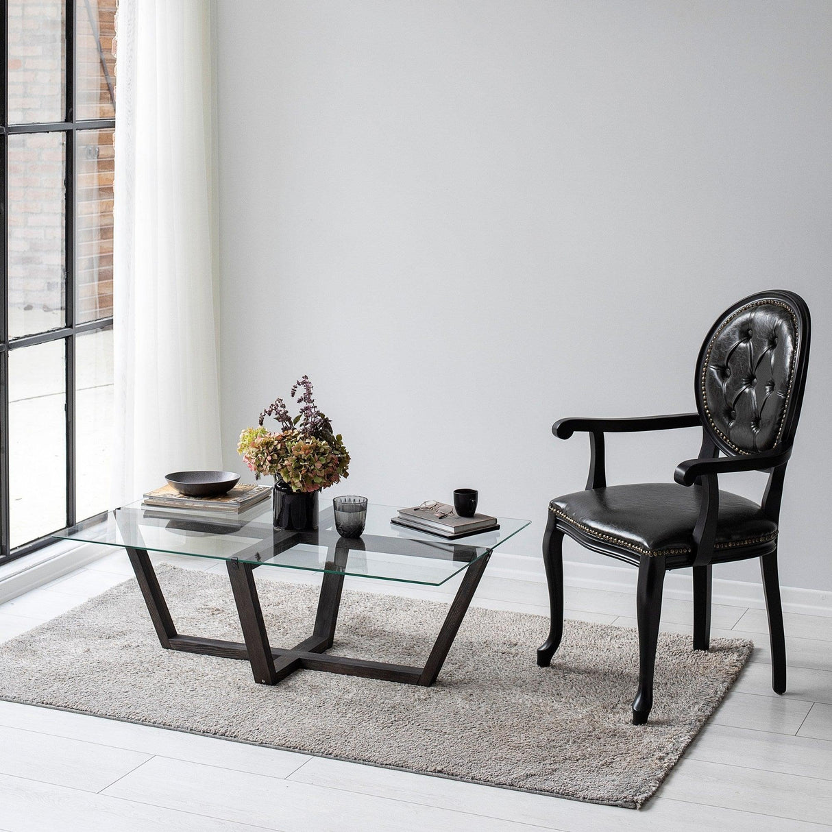 Măsuță de cafea Amalfi, Diverse culori, Diverse configurații, Diverse dimensiuni - Antracit - 105x65x35 cm - Standard | SKU: 552NOS1454 | Măsuță de cafea Amalfi, varianta Antracit - 105x65x35 cm - Standard, produs pentru amenajarea locuinței, disponibil online în România la CasaMob