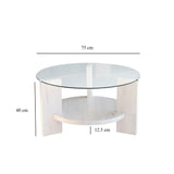 Măsuță de cafea Mahal, Diverse culori, 75x75x40 cm - Alb | SKU: 552NOS1456 | Măsuță de cafea Mahal, 75x75x40 cm, varianta Alb, produs pentru amenajarea locuinței, disponibil online în România la CasaMob
