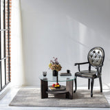 Măsuță de cafea Mahal, Diverse culori, 75x75x40 cm - Antracit | SKU: 552NOS1457 | Măsuță de cafea Mahal, 75x75x40 cm, varianta Antracit, produs pentru amenajarea locuinței, disponibil online în România la CasaMob