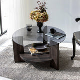 Masuta de cafea Mondo - Dark Grey, Gri, 75x40x75 cm