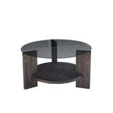 Masuta de cafea Mondo - Dark Grey, Gri, 75x40x75 cm
