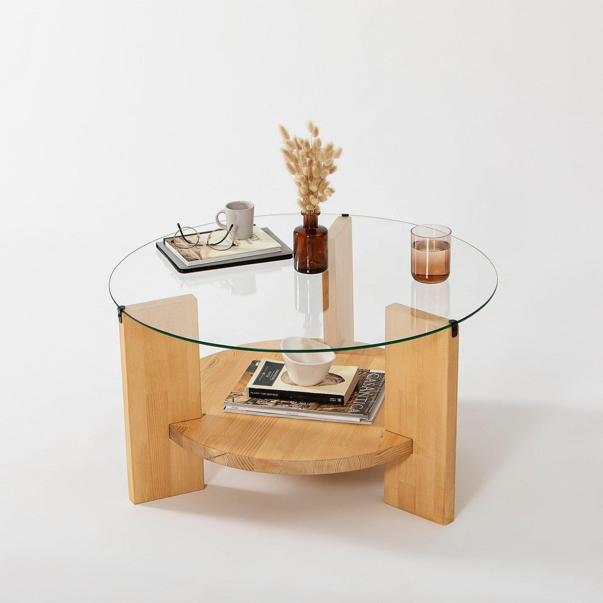 Măsuță de cafea Mahal, Diverse culori, 75x75x40 cm - Stejar | SKU: 552NOS1459 | Măsuță de cafea Mahal, 75x75x40 cm, varianta Stejar, produs pentru amenajarea locuinței, disponibil online în România la CasaMob