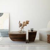 Măsuță de cafea Podium Wood, Diverse culori, 90x60x30 cm - Nuc | SKU: 552NOS1476 | Măsuță de cafea Podium Wood, 90x60x30 cm, varianta Nuc, produs pentru amenajarea locuinței, disponibil online în România la CasaMob