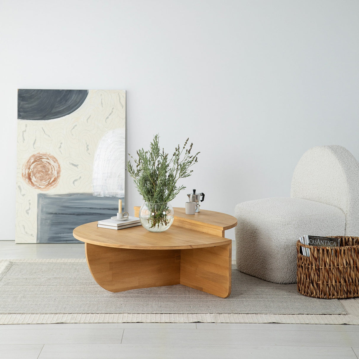 Măsuță de cafea Podium Wood, Diverse culori, 90x60x30 cm - Stejar | SKU: 552NOS1477 | Măsuță de cafea Podium Wood, 90x60x30 cm, varianta Stejar, produs pentru amenajarea locuinței, disponibil online în România la CasaMob