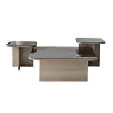 Măsuță de cafea Jazz, Diverse culori, 80x80x30 cm - Bej - Bronz | SKU: 552NOS1478 | Măsuță de cafea Jazz, 80x80x30 cm, varianta Bej - Bronz, produs pentru amenajarea locuinței, disponibil online în România la CasaMob