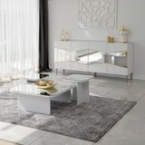 Măsuță de cafea Jazz, Diverse culori, 80x80x30 cm - Alb | SKU: 552NOS1480 | Măsuță de cafea Jazz, 80x80x30 cm, varianta Alb, produs pentru amenajarea locuinței, disponibil online în România la CasaMob