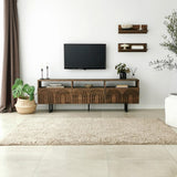 Comoda TV Helen - Walnut, Nuc, 50x12x15 cm