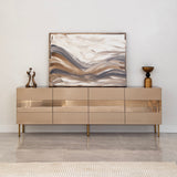 Comodă TV Leon, Diverse culori, 180x35x59 cm - Bronz - Auriu | SKU: 552NOS1527 | Comodă TV Leon, 180x35x59 cm, varianta Bronz - Auriu, produs pentru amenajarea locuinței, disponibil online în România la CasaMob