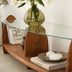 Castaniu - Transparent | SKU: 552NOS1533 | Comodă TV Surf, 160x35x45 cm, varianta Castaniu - Transparent, produs pentru amenajarea locuinței, disponibil online în România la CasaMob