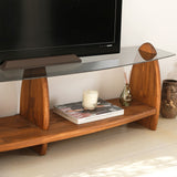 Comodă TV Surf, Diverse culori, 160x35x45 cm - Castaniu - Fumuriu | SKU: 552NOS1534 | Comodă TV Surf, 160x35x45 cm, varianta Castaniu - Fumuriu, produs pentru amenajarea locuinței, disponibil online în România la CasaMob
