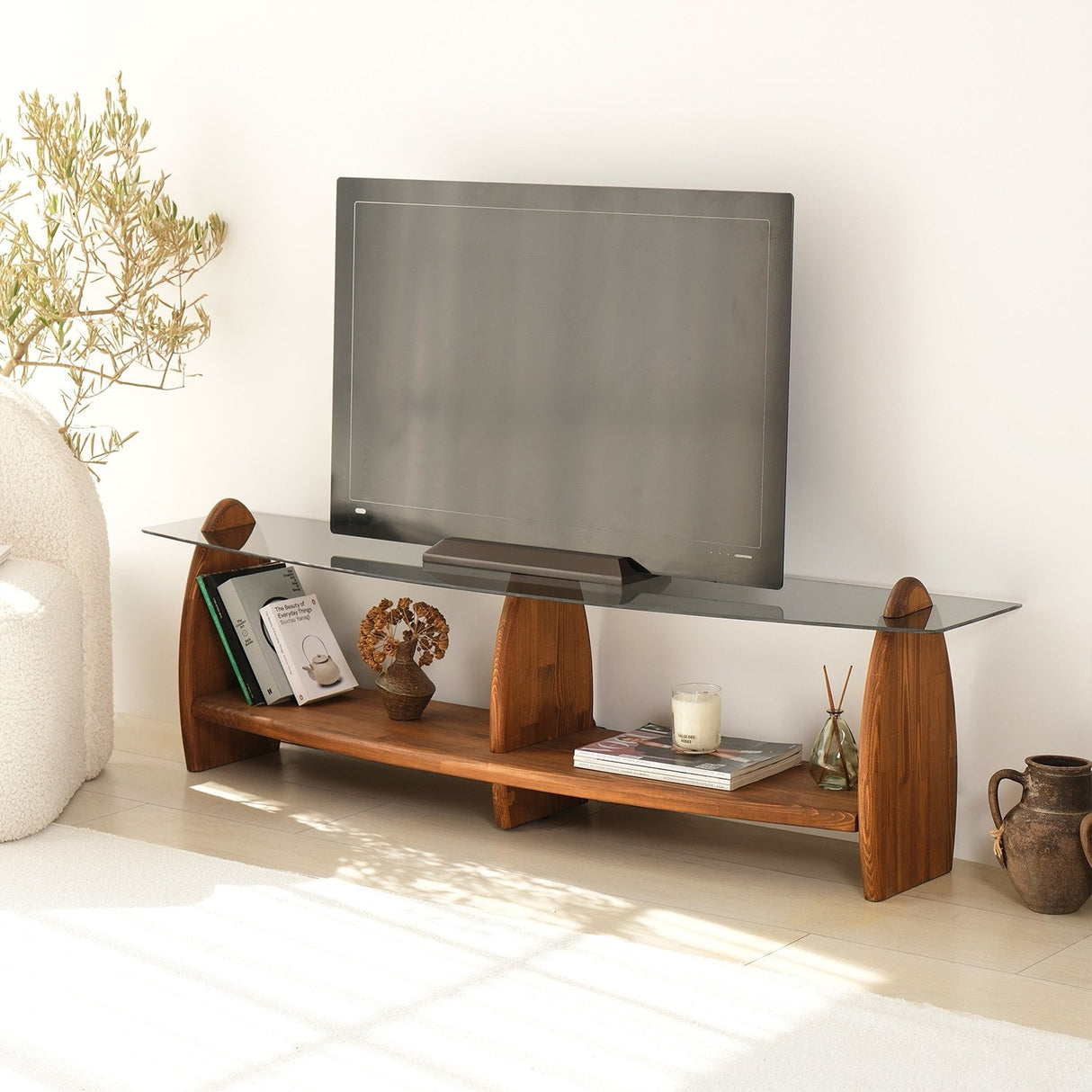 Comodă TV Surf, Diverse culori, 160x35x45 cm - Castaniu - Fumuriu | SKU: 552NOS1534 | Comodă TV Surf, 160x35x45 cm, varianta Castaniu - Fumuriu, produs pentru amenajarea locuinței, disponibil online în România la CasaMob