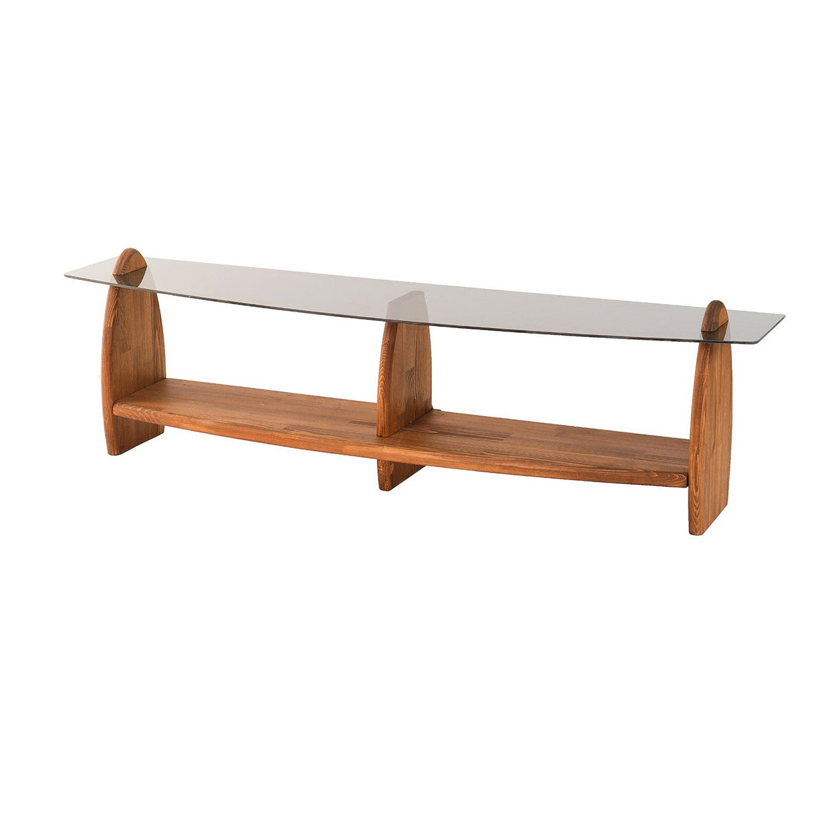 Comodă TV Surf, Diverse culori, 160x35x45 cm - Castaniu - Fumuriu | SKU: 552NOS1534 | Comodă TV Surf, 160x35x45 cm, varianta Castaniu - Fumuriu, produs pentru amenajarea locuinței, disponibil online în România la CasaMob