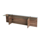 Comodă TV Escape TV, Diverse culori, 158x35x40 cm - Nuc | SKU: 552NOS1602 | Comodă TV Escape TV, 158x35x40 cm, varianta Nuc, produs pentru amenajarea locuinței, disponibil online în România la CasaMob
