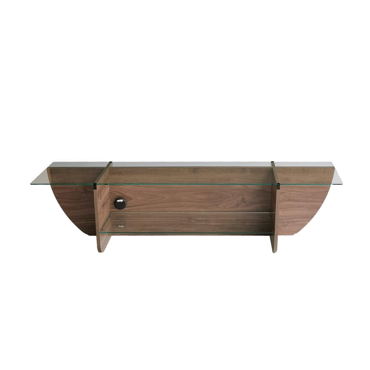 Comodă TV Lily TV, Diverse culori, 158x35x40 cm - Nuc | SKU: 552NOS1604 | Comodă TV Lily TV, 158x35x40 cm, varianta Nuc, produs pentru amenajarea locuinței, disponibil online în România la CasaMob