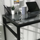 Birou Network M100F, Negru, 45x75x100 cm
