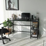 Birou Master M101F, Negru, 60x75x130 cm