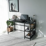 Birou Master M101F, Negru, 60x75x130 cm