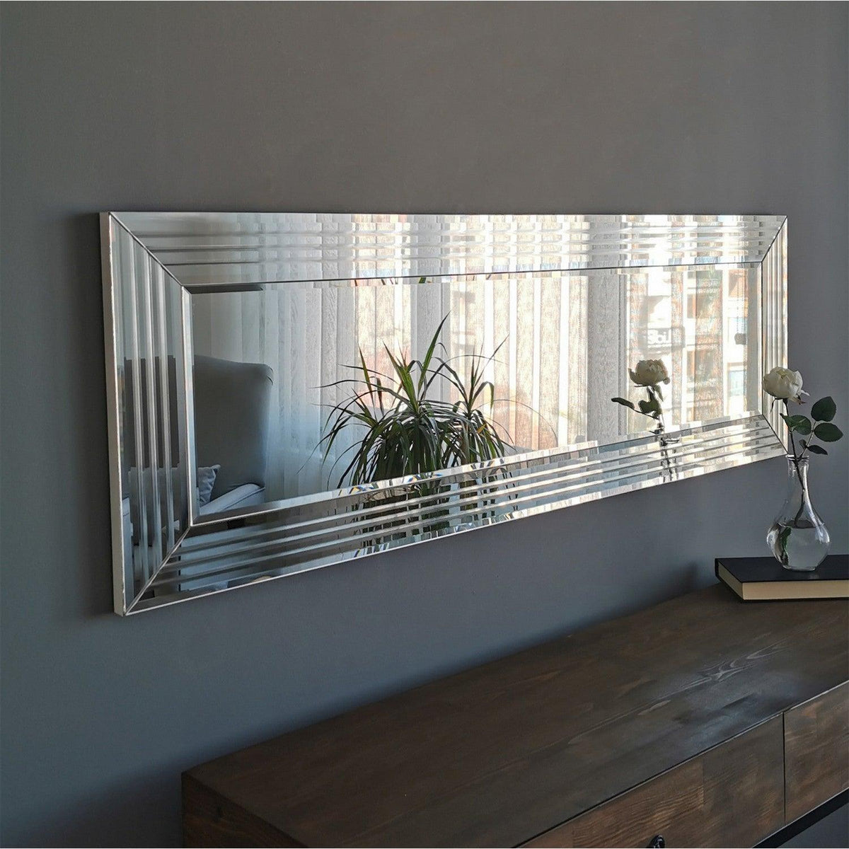 Oglindă A301Y, Argint, 3x40x120 cm, SKU 552NOS2119