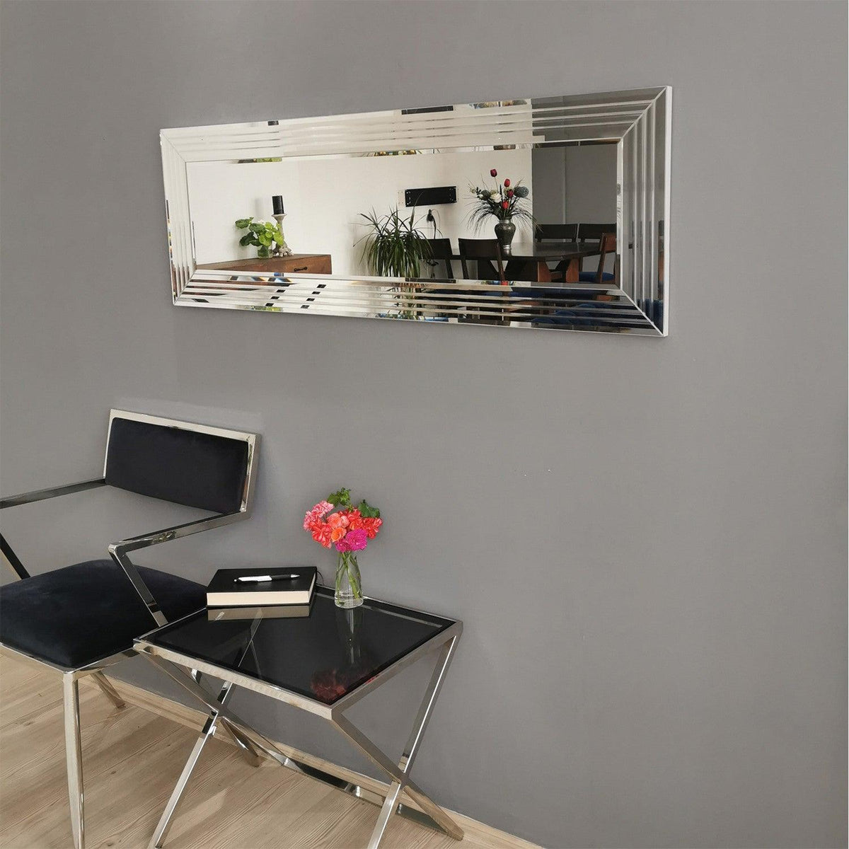 Oglindă A301Y, Argint, 3x40x120 cm, SKU 552NOS2119