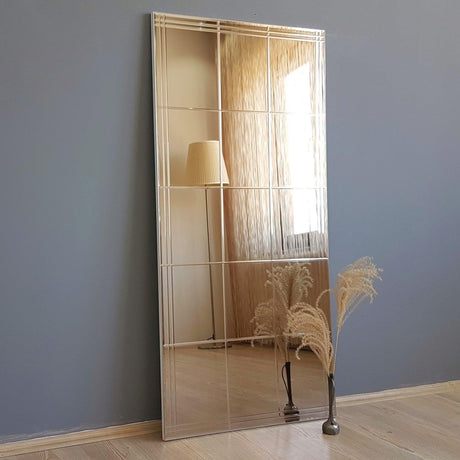 Oglindă NSTLA308d, Argint, 2x130x62 cm