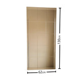 Oglindă NSTLA308d, Argint, 2x130x62 cm