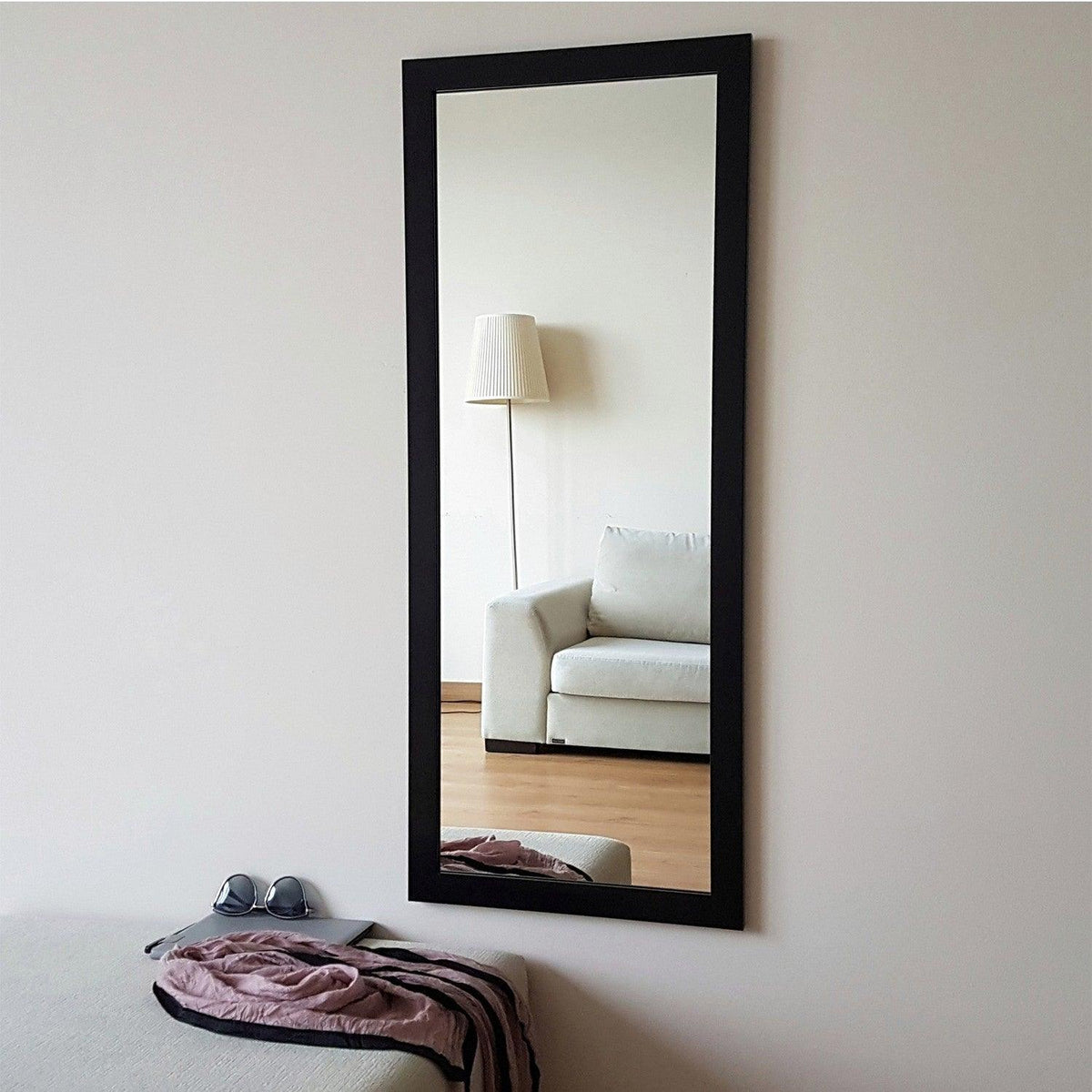 Oglindă A203, Negru, 3x105x40 cm, SKU 552NOS2177