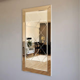 Oglinda decorativa Avant, Argint, 65x130x2 cm
