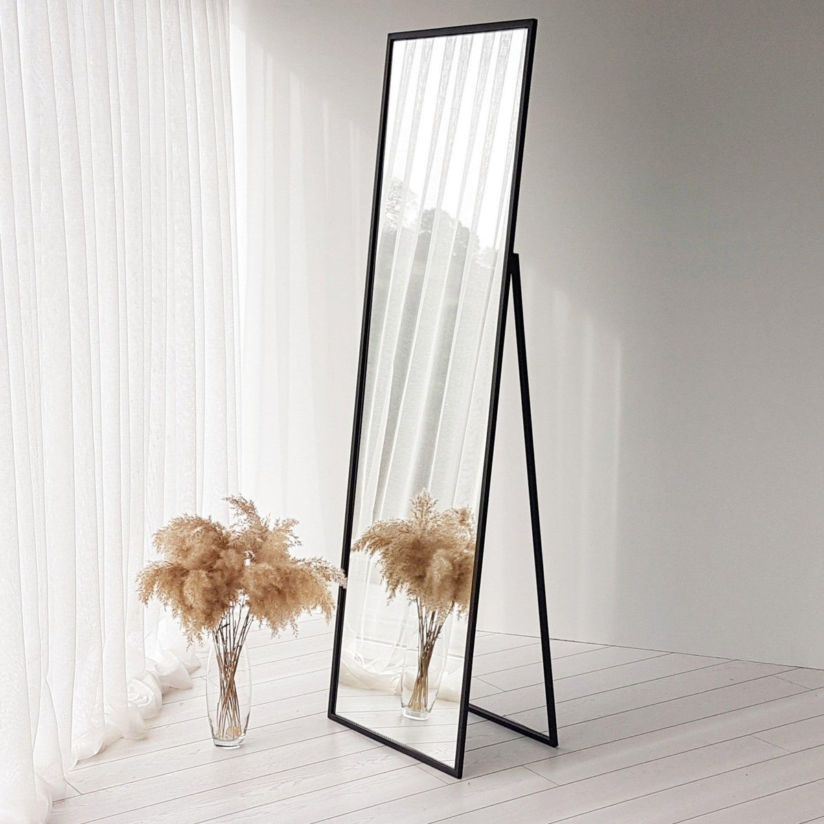 Oglinda Cheval Coolaina, Negru, 50x170x60 cm, SKU 552NOS2213