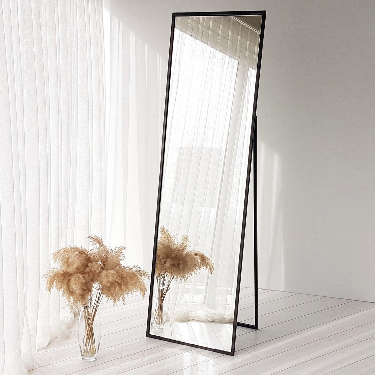 Oglinda Cheval Coolaina, Negru, 50x170x60 cm, SKU 552NOS2213