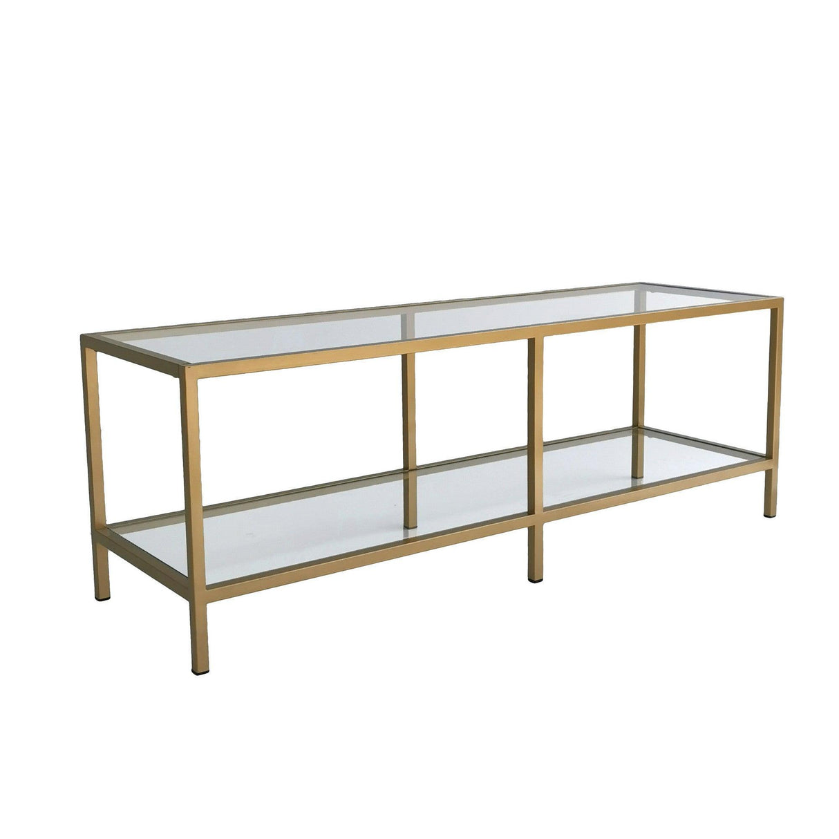 Comoda TV Basic Gold TV501, Aur, 40x45x130 cm