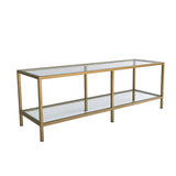 Comoda TV Basic Gold TV501, Aur, 40x45x130 cm