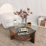 Măsuță de cafea Mahal, Diverse culori, 75x75x40 cm - Nuc | SKU: 552NOS2231 | Măsuță de cafea Mahal, 75x75x40 cm, varianta Nuc, produs pentru amenajarea locuinței, disponibil online în România la CasaMob